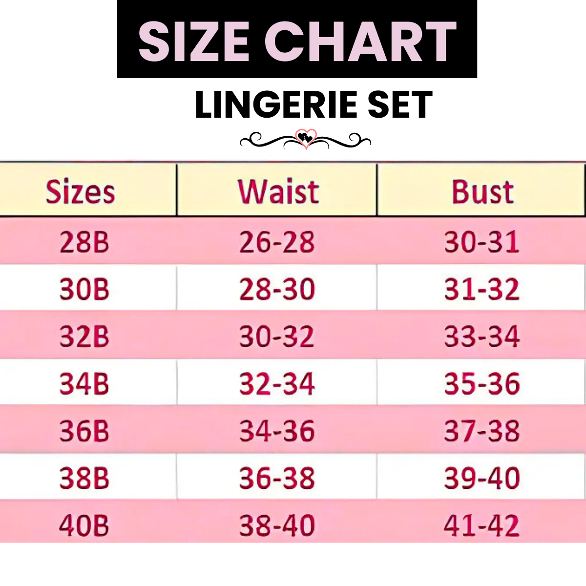 (Pack of 8) Women's  Bra Panty Lingerie Set for Girl's | BP-02